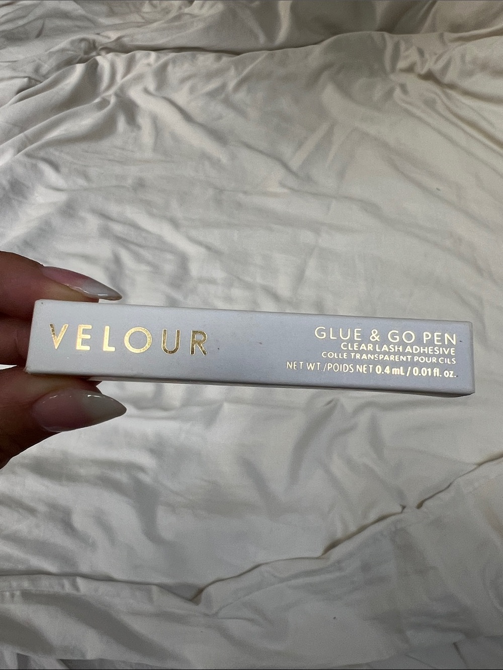 Velour Beauty Glue & Go Pen | Clear Lash Adhesive | Mess-Free Eyelash Glue | New